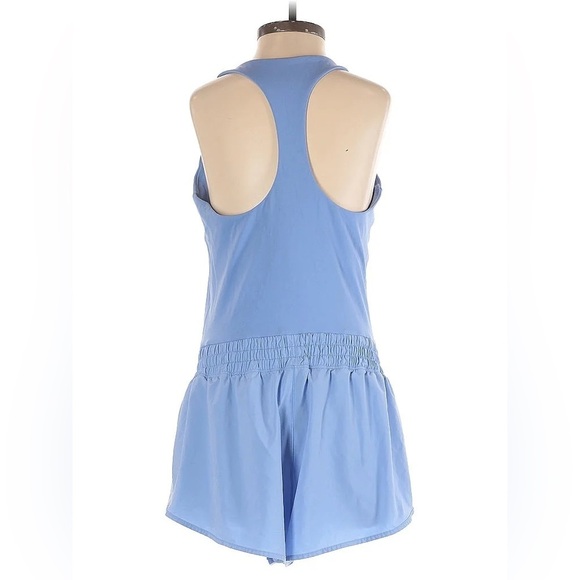 Offline by Aerie Real Me Hot Stuff Romper Blue Athletic Shorts Onesie Women’s L - Picture 3 of 12